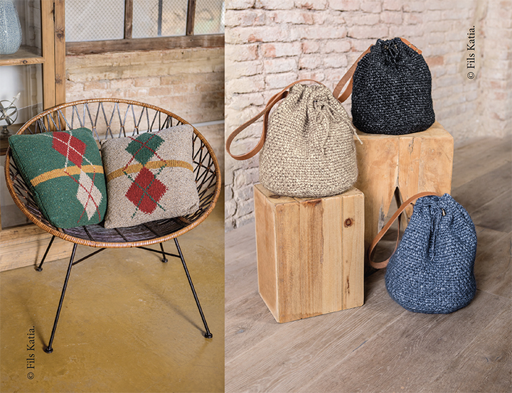 
La d&eacute;co mise sur les d&eacute;tails fut&eacute;s - Fait Main Hors-s&eacute;rie Accessoires Tricot 2017
