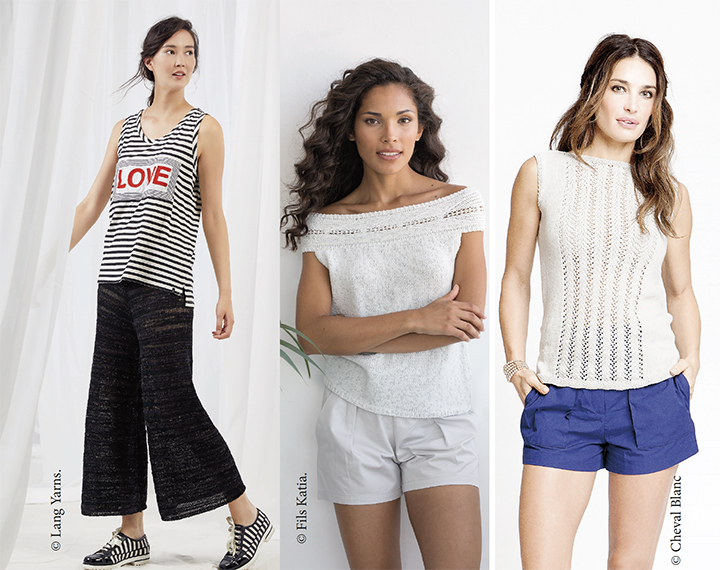 
noir et blanc chic et intemporel - fait main tricot 2018
