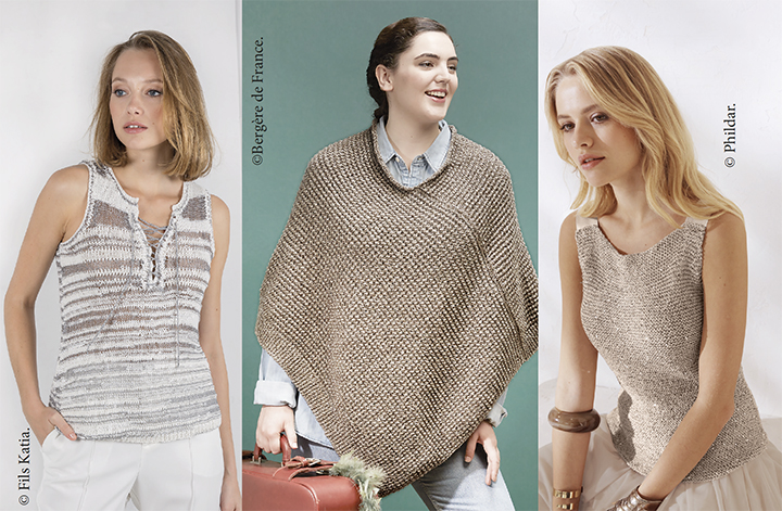 
Structures et mati&egrave;res en vedette - fait main tricot 2018
