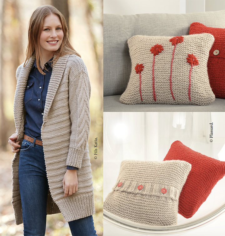 
Tricot&thinsp;: de jolis ouvrages en fils nobles - fait main
