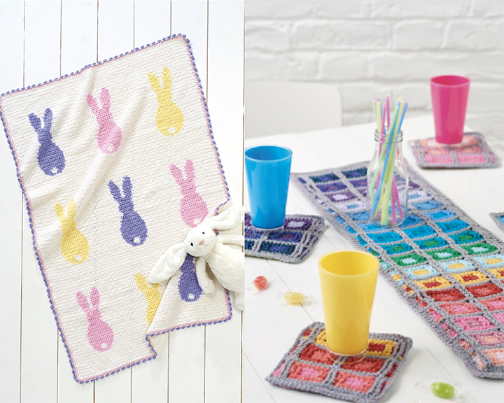 
De la couleur, des motifs gais&hellip;
 - Fait Main Crochet F&eacute;vrier 2019
