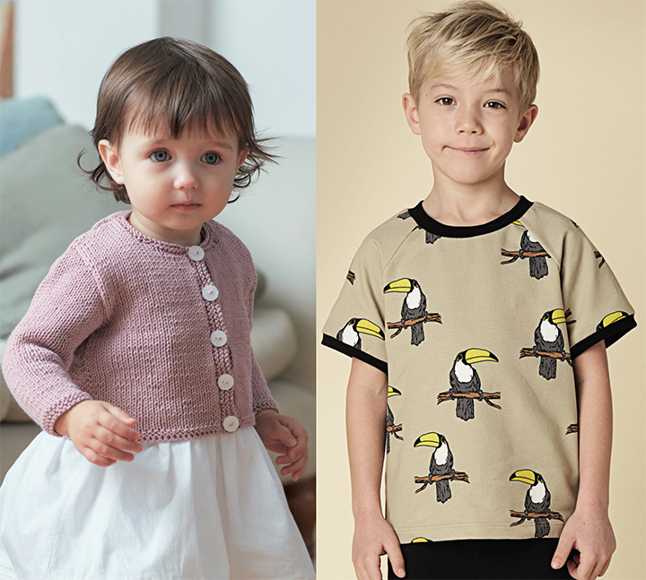 
les enfants&thinsp;: une panoplie de tenues pratiques
 - Fait Main magazine - s&eacute;lection avril 2019

