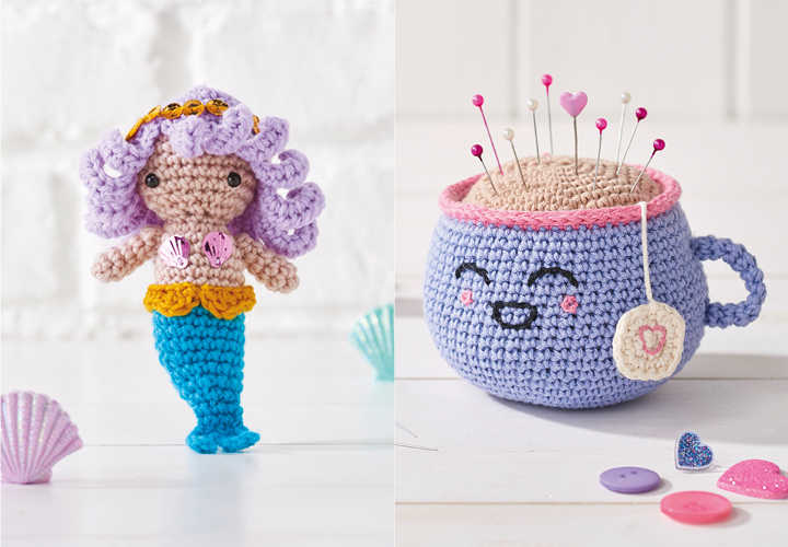 
AMIGURUMI SIR&Egrave;NE ET TASSE DE TH&Eacute;
 - Fait Main crochet n&deg;2 2019
