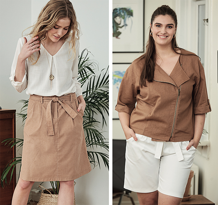 
bruns chic et blanc au diapason
 - Fait Main magazine juin 2019
