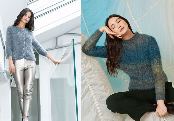
Fils &agrave; effet au top&thinsp;!
 - Fait Main tricot Automne/Hiver 2019
