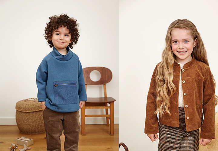 
Les enfants&thinsp;: adorables tenues en mati&egrave;res douillettes - fait main magazine 

