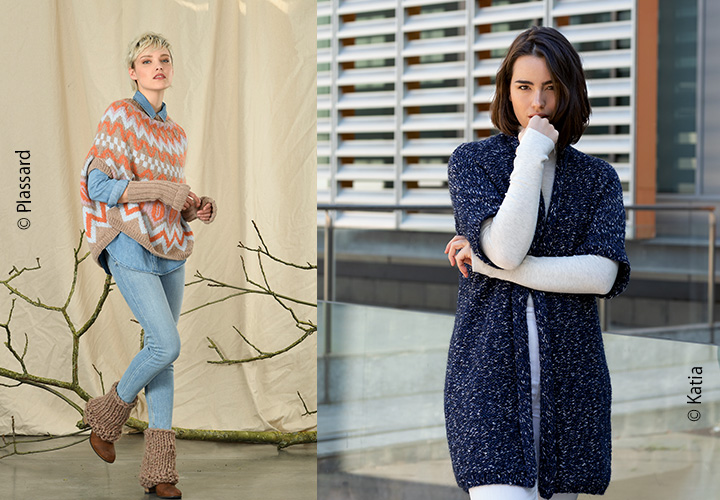 
La maille d'octobre joue sur les fibres et les points - fait main magazine 
