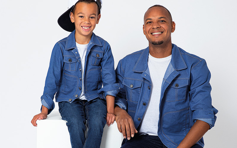 Mini-moi : la veste en jean