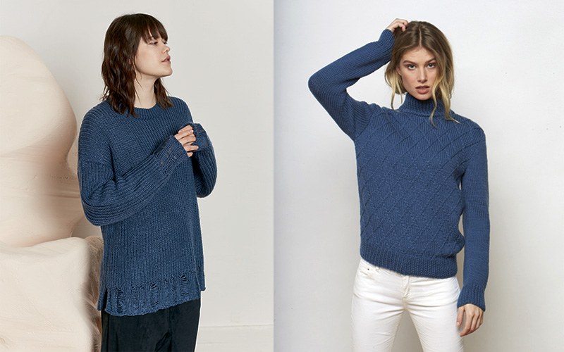 Le bleu nous conte l'hiver