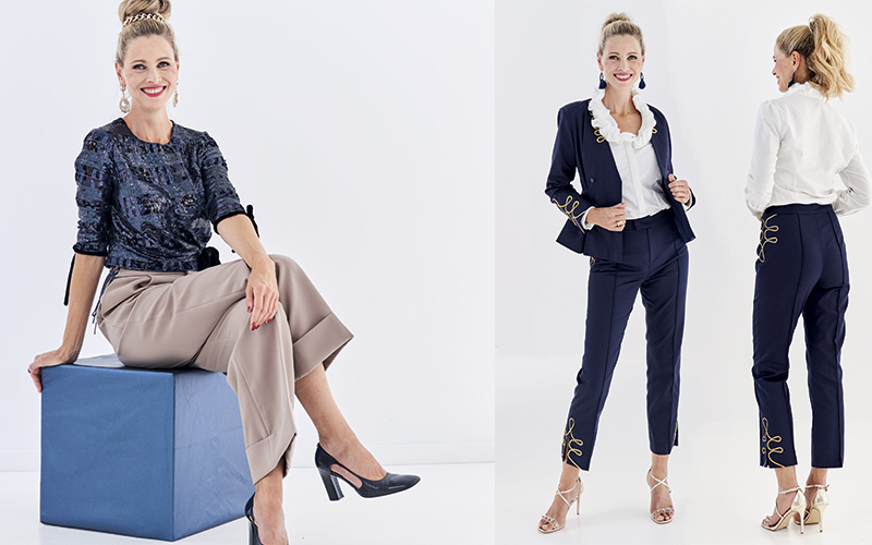 
Tailleur-pantalon ou un ensemble d&eacute;pareill&eacute;&thinsp;? &Agrave; votre guise&thinsp;!
