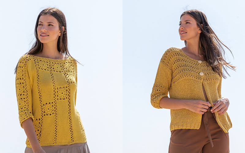 Tout mielleux le jaune&thinsp;! - Fait Main Tricot