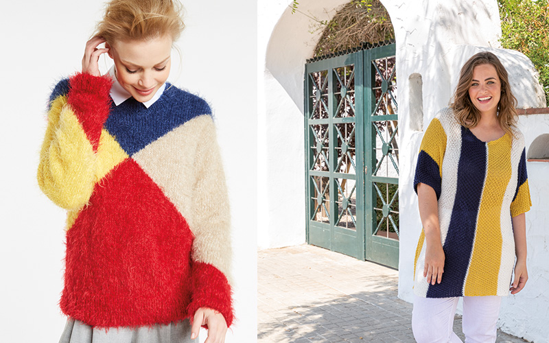 Rayures ou blocks&thinsp;! - Fait Main Tricot