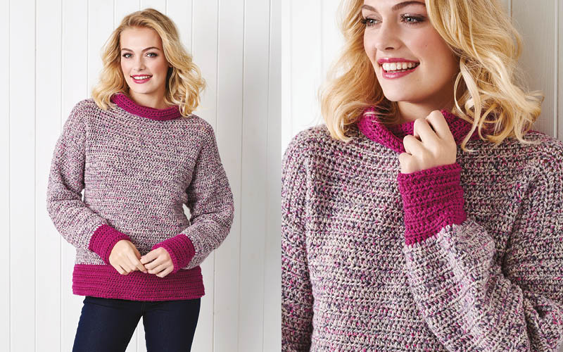 
Le pull bicolore
