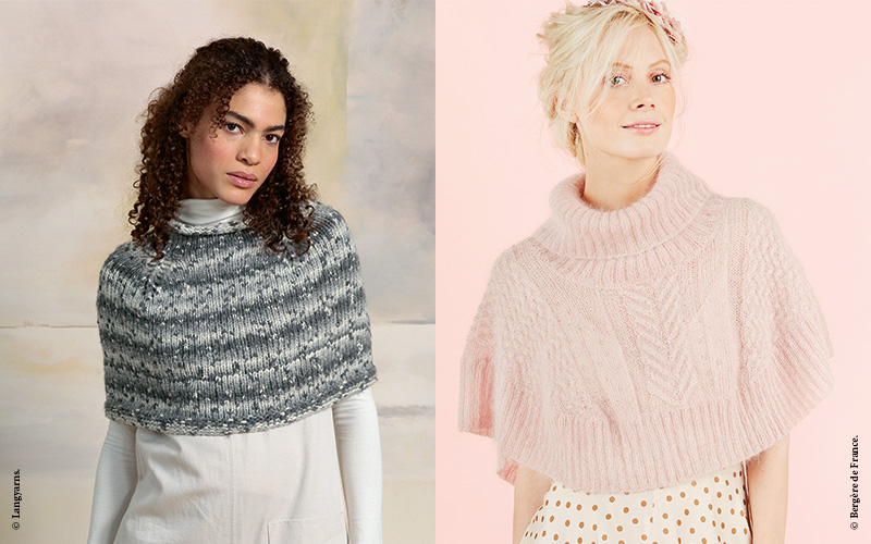 Le chauffe-épaules ou le mini-poncho ? À votre guise ! Le chauffe-épaules ou le mini-poncho ? À votre guise !