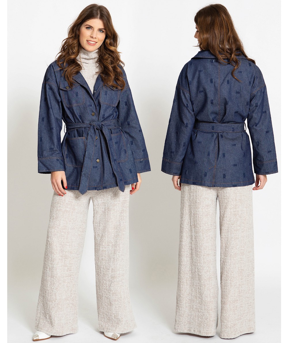 Carreaux et denim en parfaite harmonie