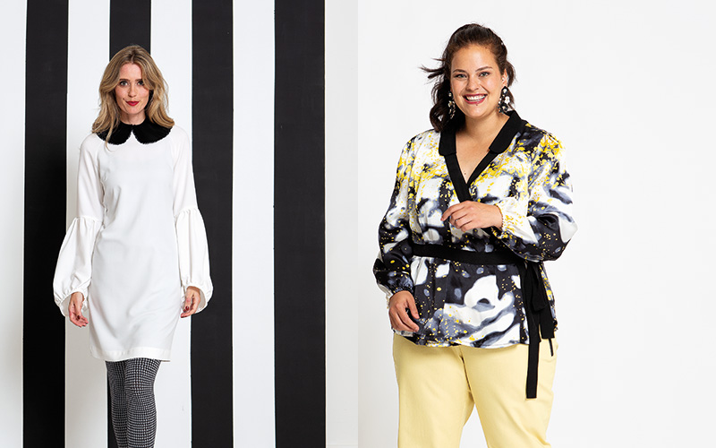 Robe ou blouse cache-cœur ? À votre guise ! Robe ou blouse cache-cœur ? À votre guise !