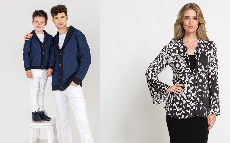 Gilet pour les hommes et blouse pour les femmes Gilet pour les hommes et blouse pour les femmes