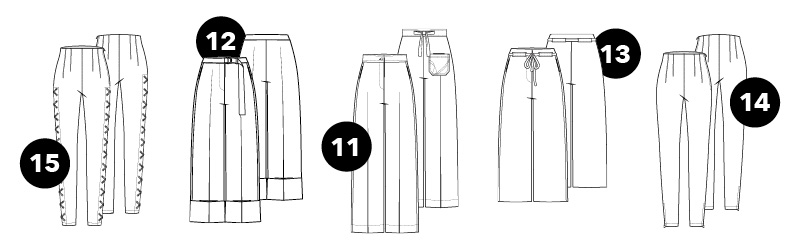 Pantalons à la carte
