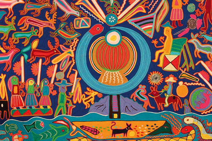 Les tableaux de laine huitchols