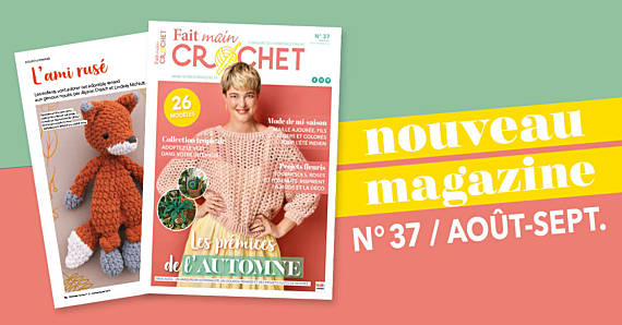  Nouvelle parution : Fait Main Crochet n° 37 -  Les prémices de l'automne