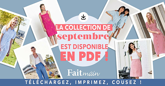 La collection de patrons PDF du mois de septembre est en ligne !