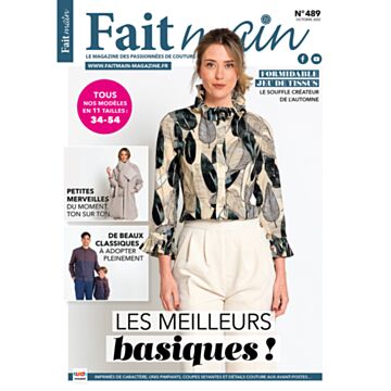 Fait Main magazine n° 489  - Octobre 2022
