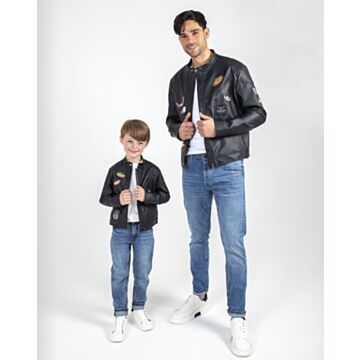 Blouson en similicuir #08minime | Fait Main décembre 2022