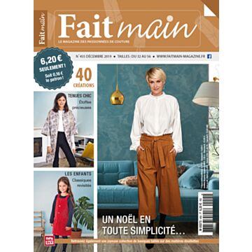 Fait Main magazine n°455 - Décembre 2019