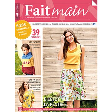 Fait Main magazine n°452 - Septembre 2019