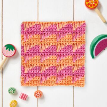 Apprendre le crochet - point recouvrant