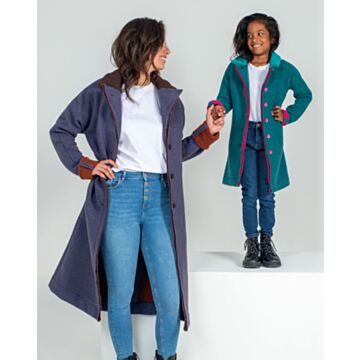 Manteau en Laine bouillie #26 Mini me | Fait Main mars 2021