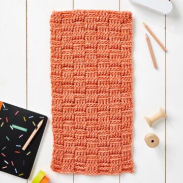Apprendre le crochet - le panier tressé