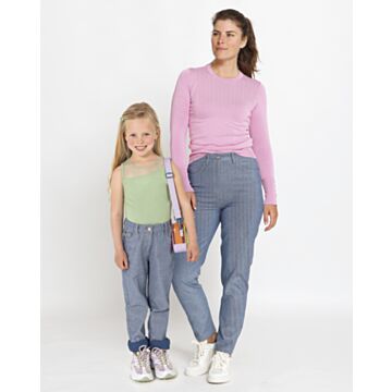 Pantalon en denim #08minime | Fait Main novembre 2023