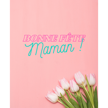 Carte Cadeau Fait Main - Fête des mères