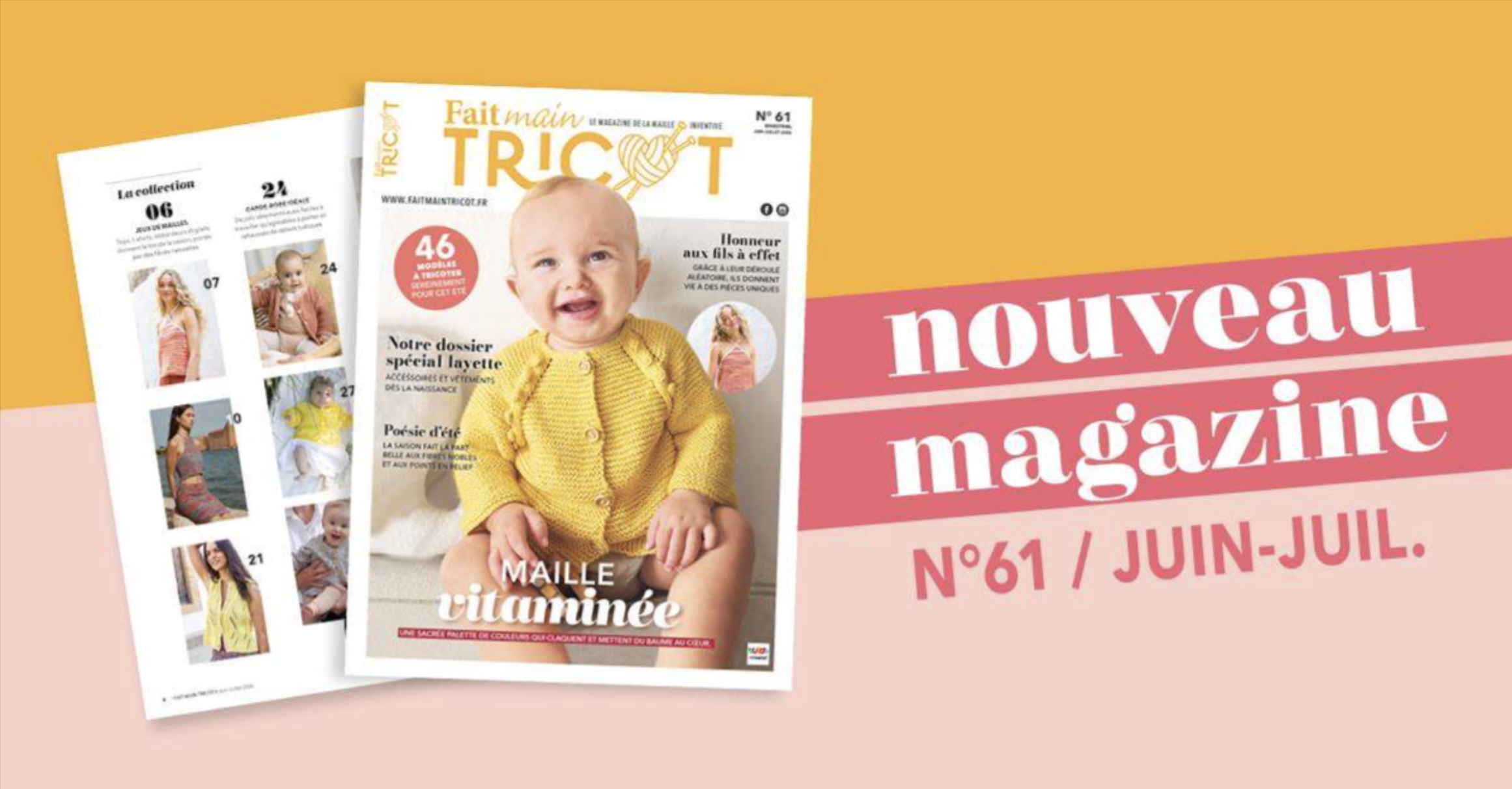 Fait Main Tricot n°61 : Maille vitaminée