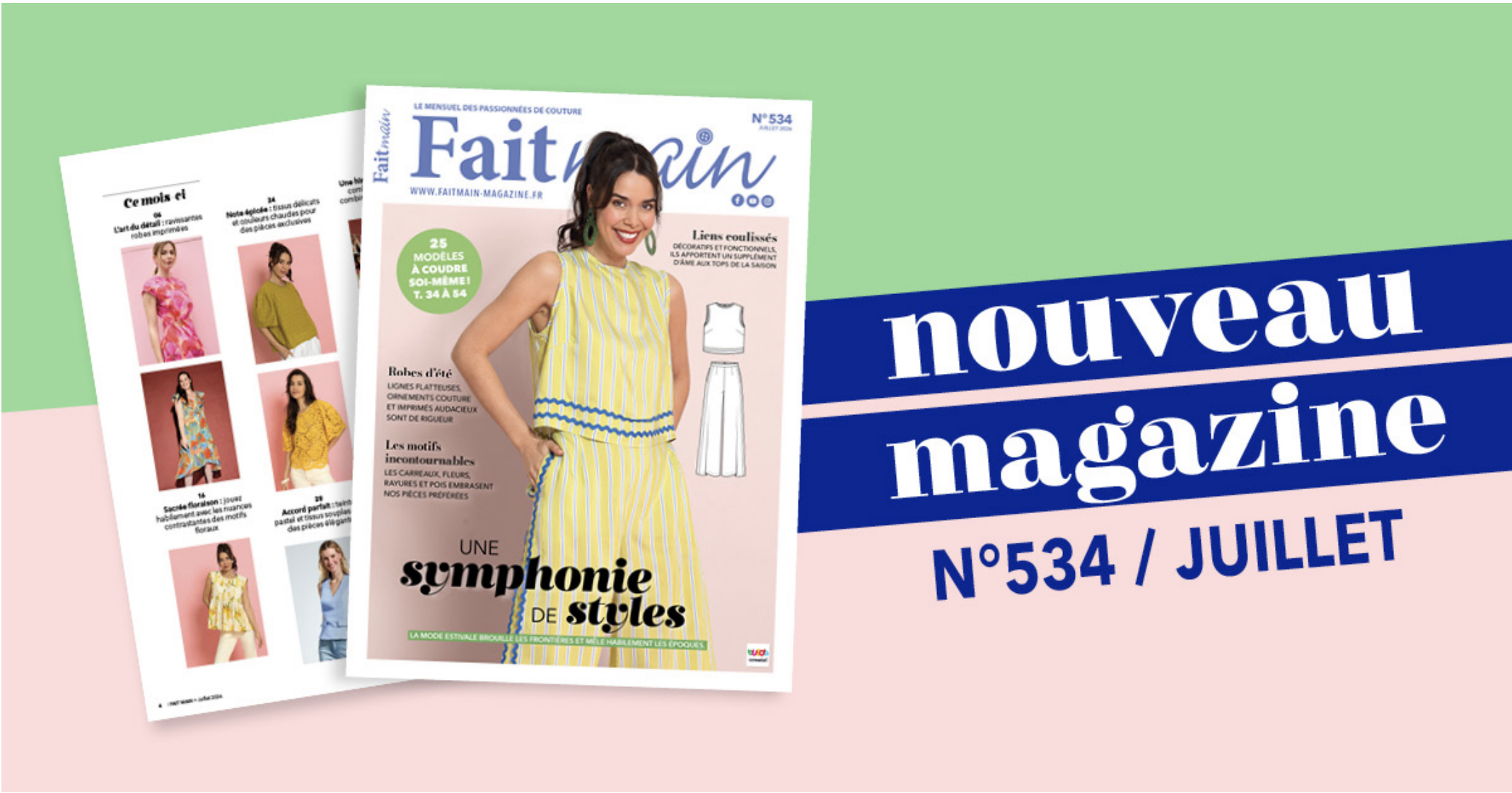 Sortie du magazine Fait Main n°534 : une symphonie de style