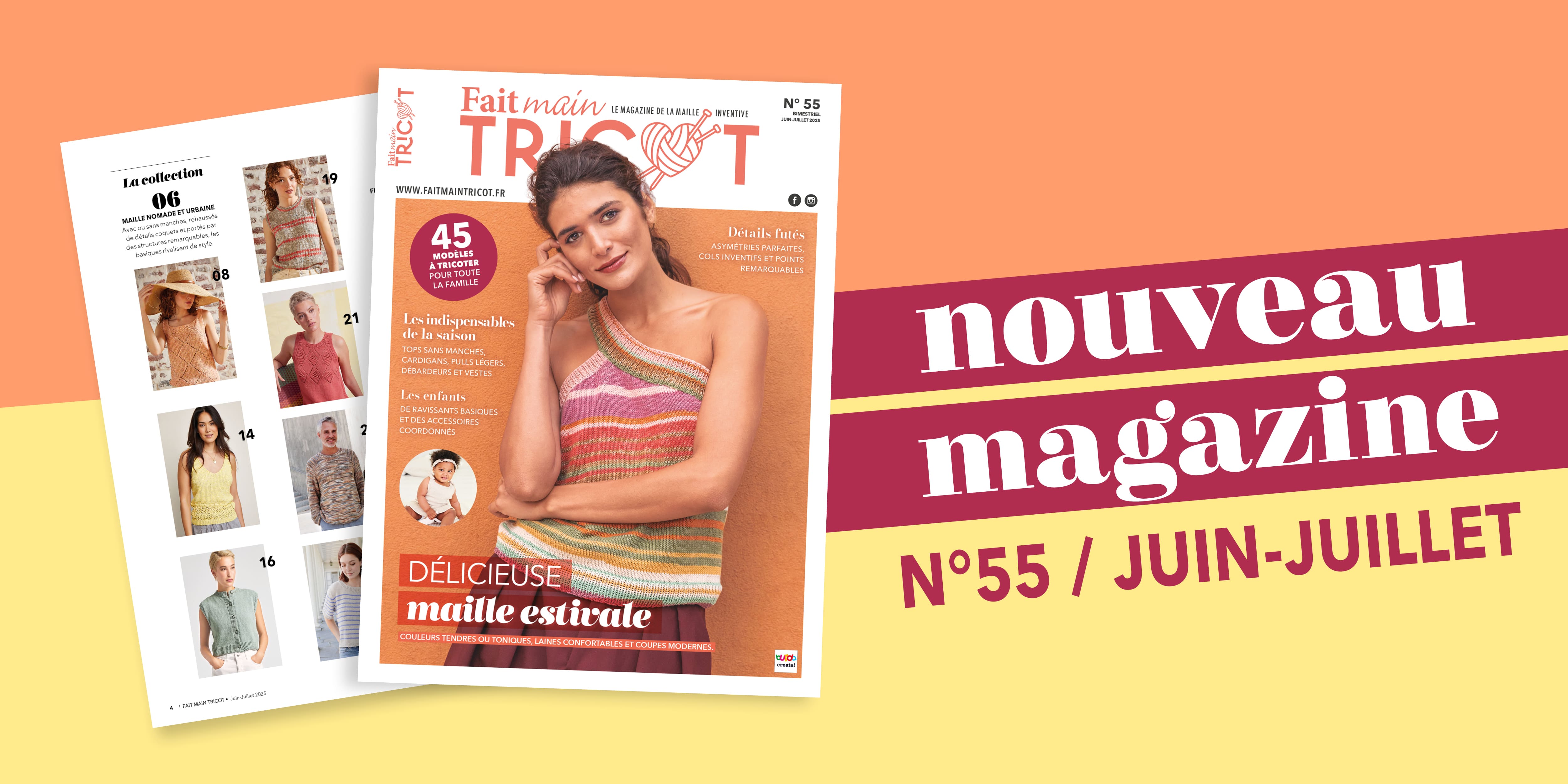 Fait Main Tricot n°55 - Délicieuse maille estivale