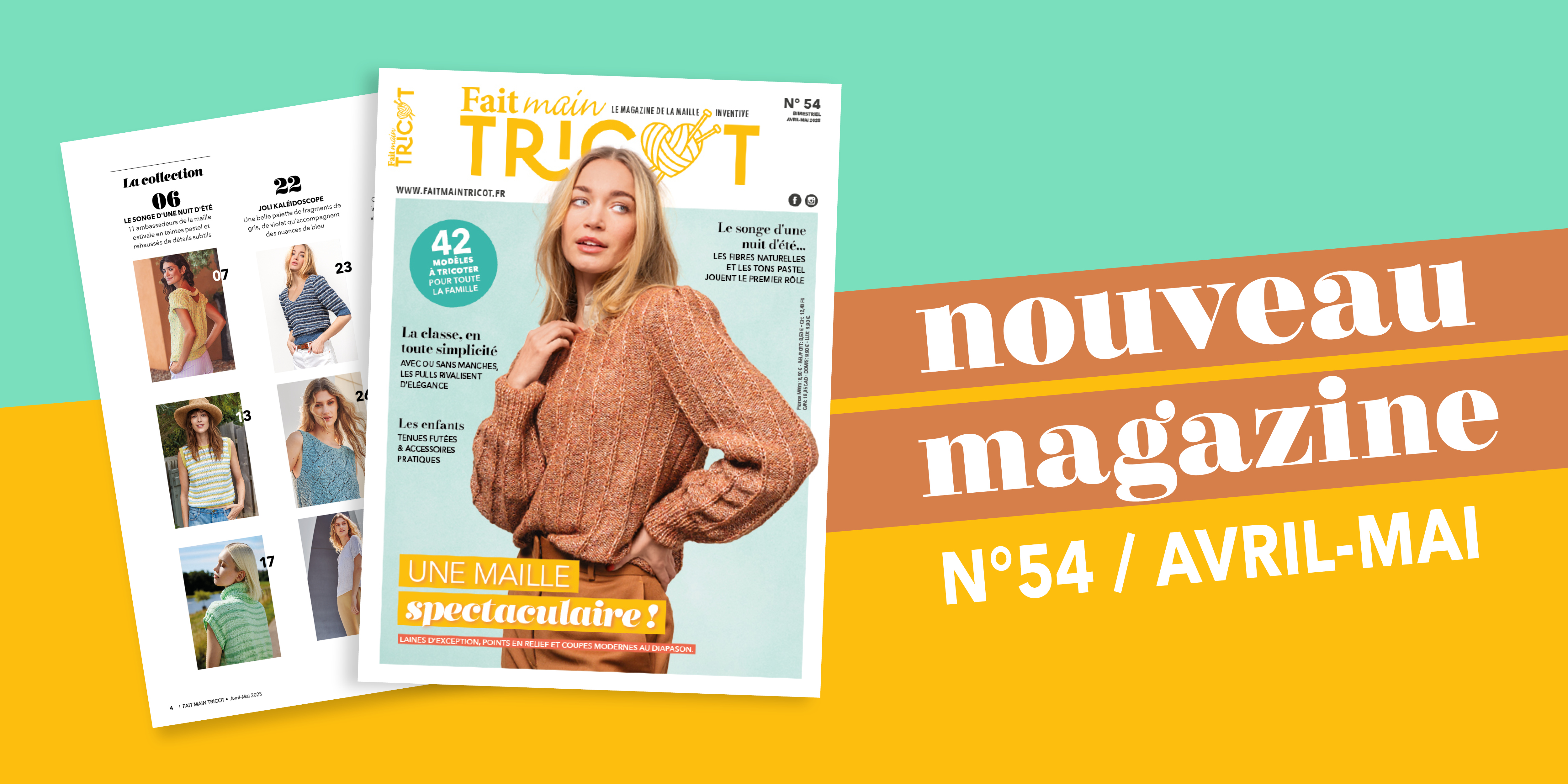 Fait Main Tricot n°54 - Une maille spectaculaire