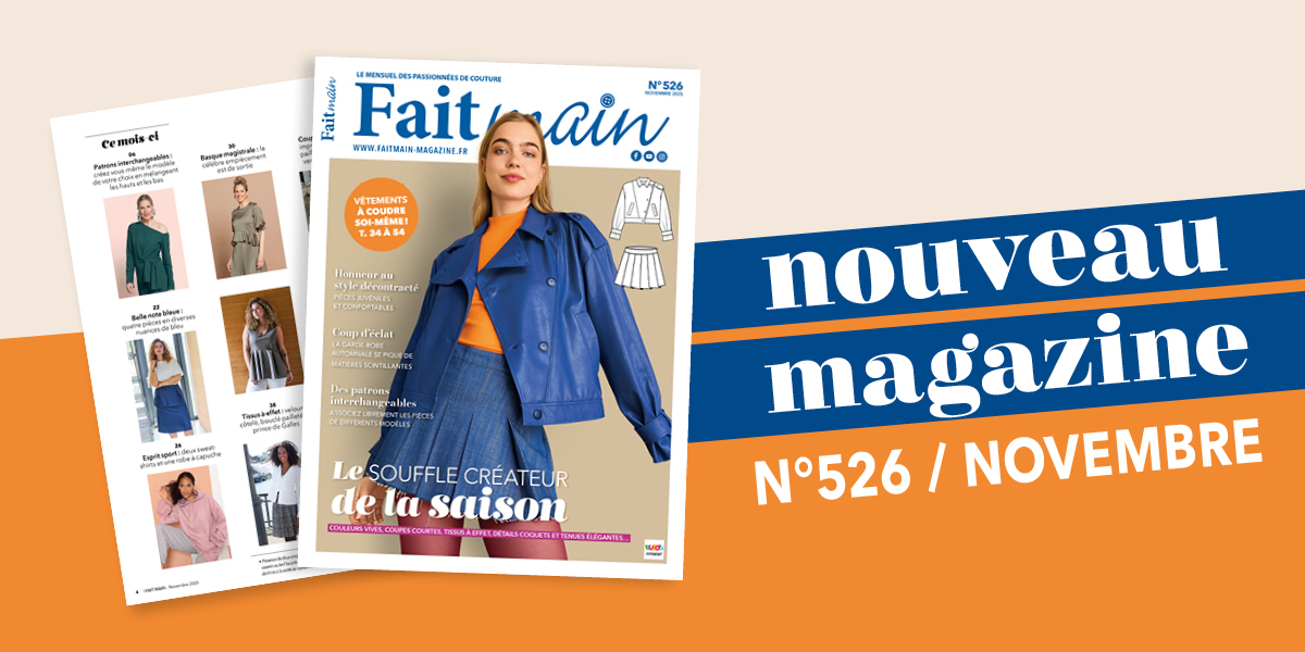 Sortie du magazine Fait Main n°526 : Le souffle créateur de la saison