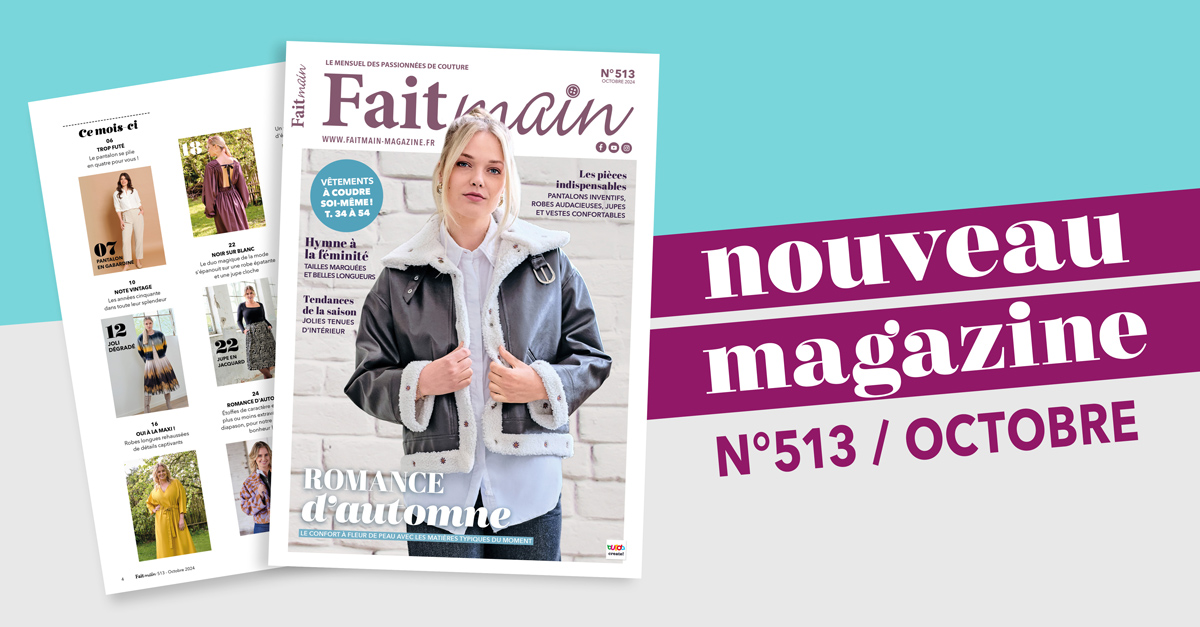 Romance d'automne - Sortie du magazine Fait Main n°513