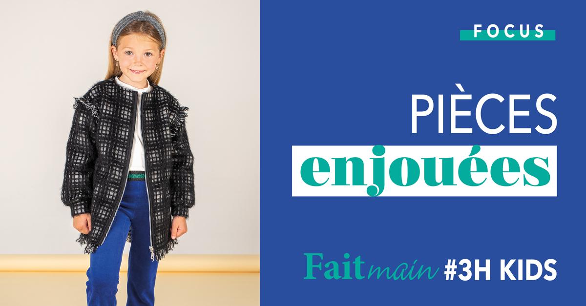 Focus : Fait Main HS Kids n° 3H – Pièces enjouées