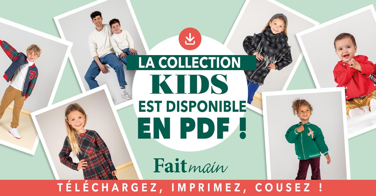 La collection de patrons PDF du mois du hors-série Kids est en ligne !