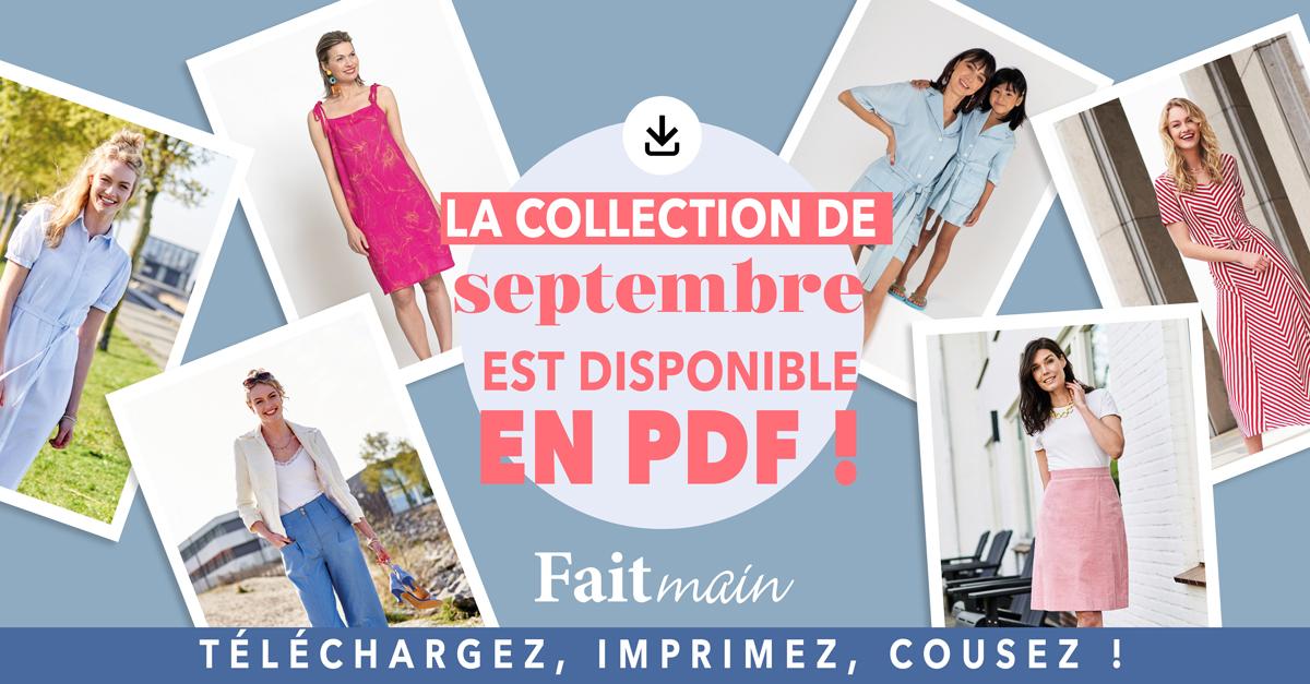 La collection de patrons PDF du mois de septembre est en ligne !
