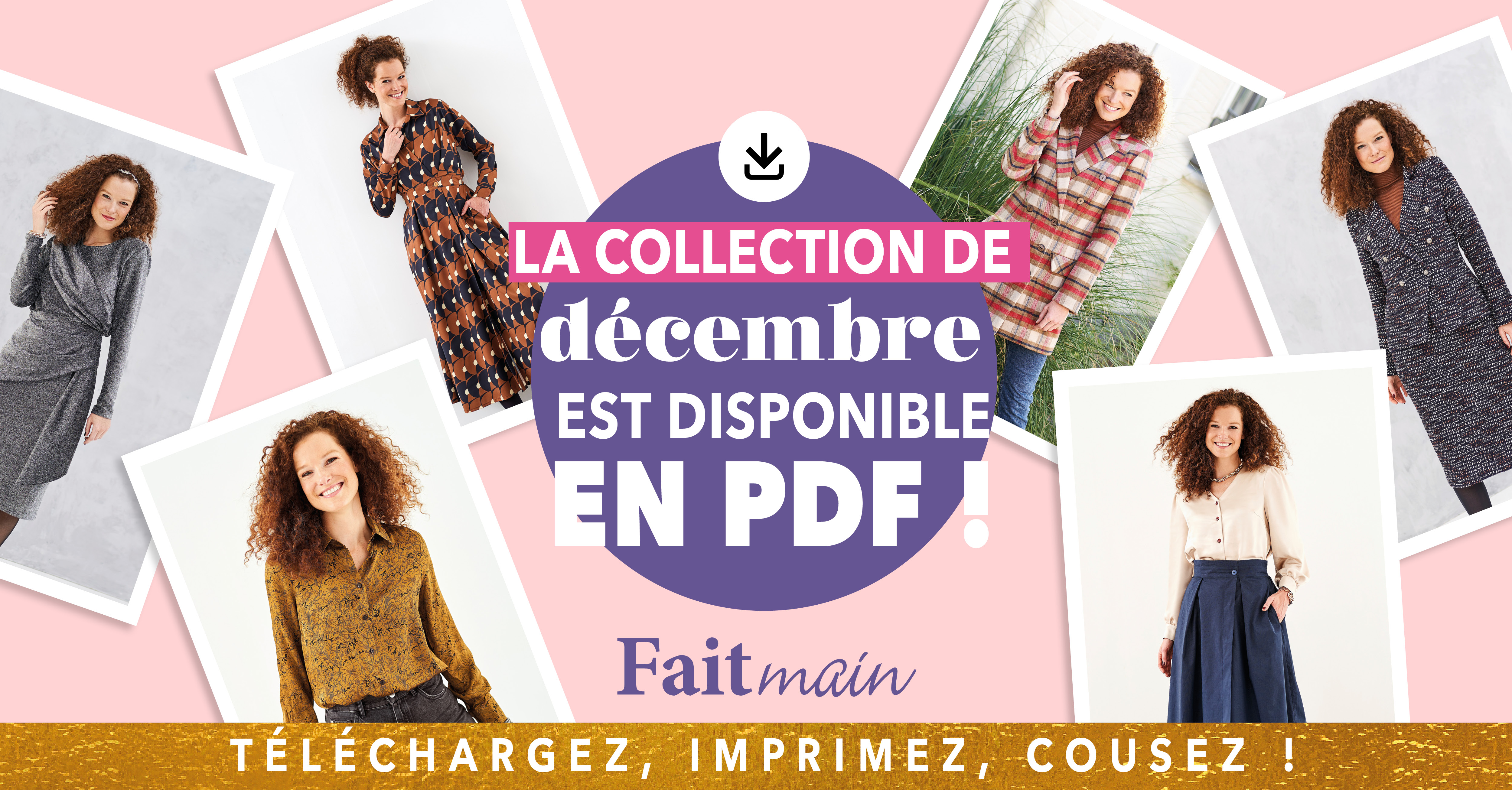 La collection de patrons PDF du mois de décembre 2022 est en ligne !