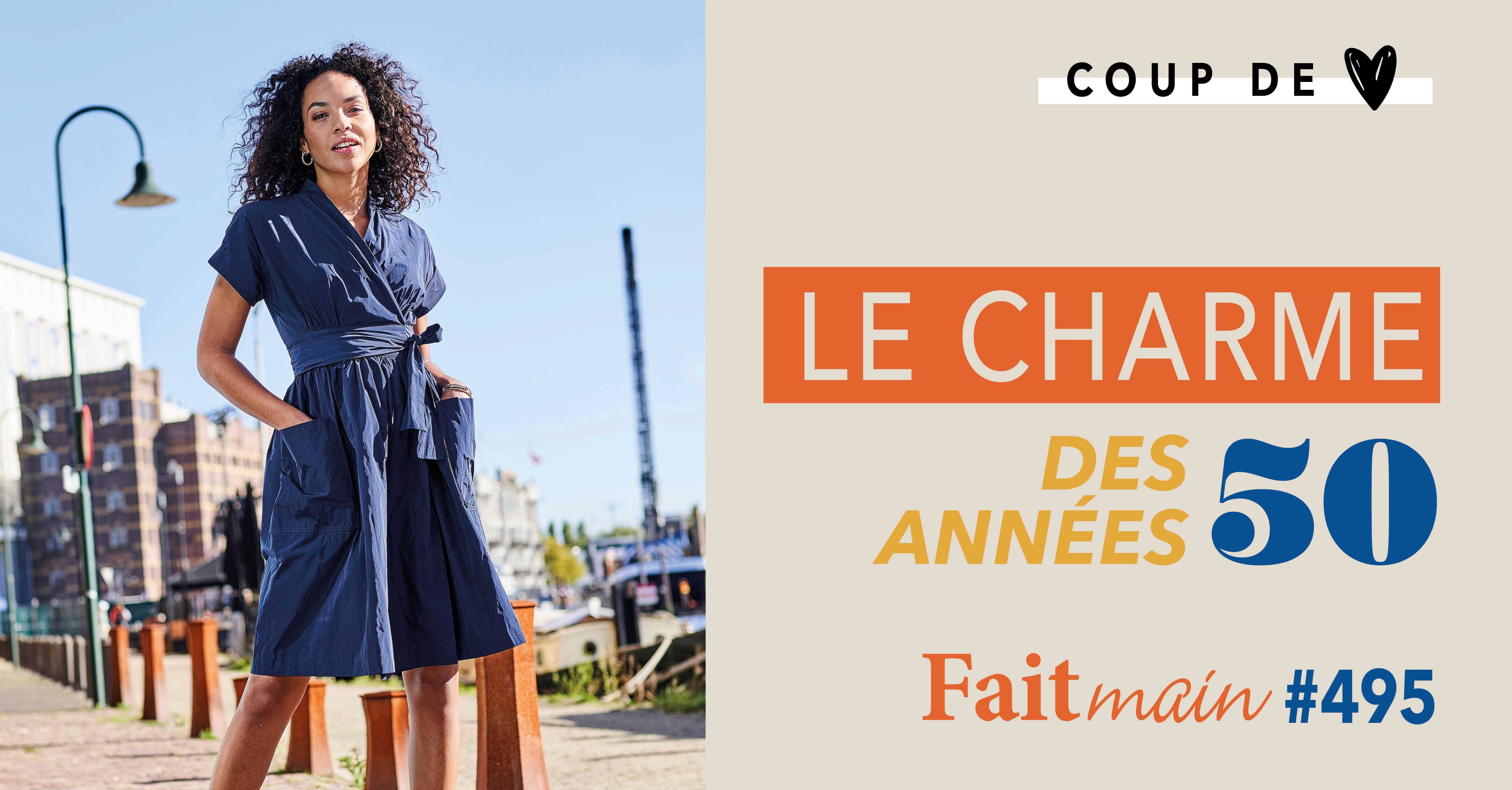Le modèle coup de cœur de Fait Main n°495 avril 2023 - Le charme des années 50