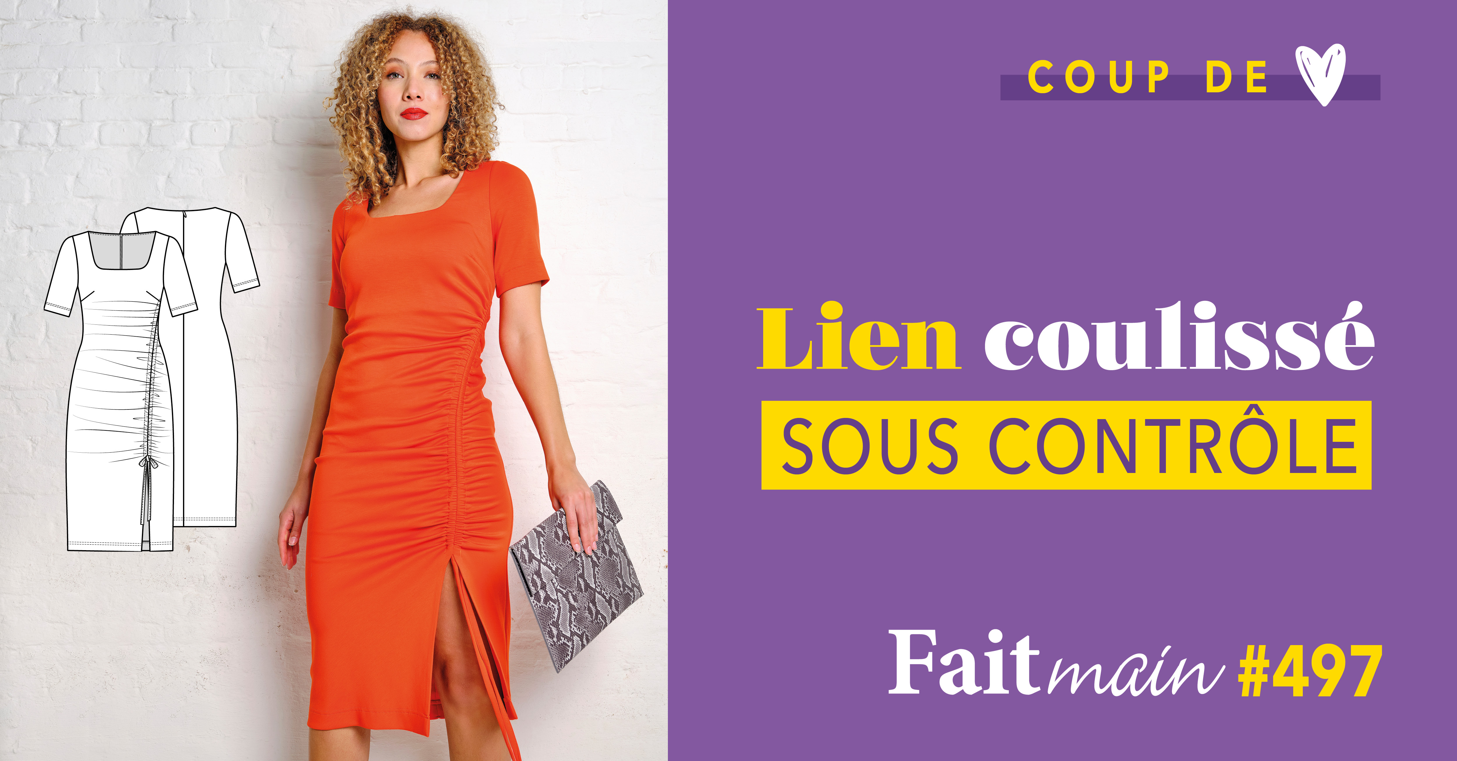 Le modèle coup de cœur de Fait Main n° 497 - Lien coulissé sous contrôle