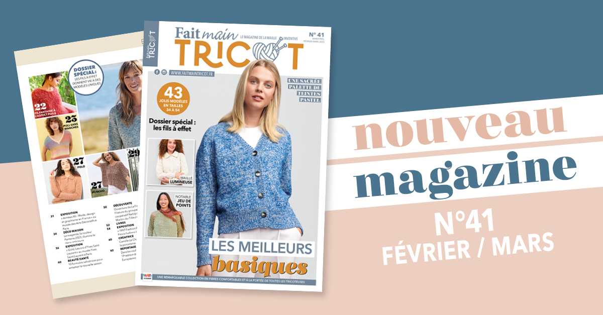 Votre bimestriel de tricot !