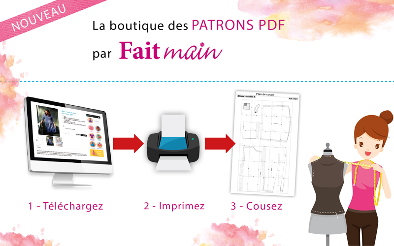 [NOUVEAU] Découvrez nos patrons PDF !