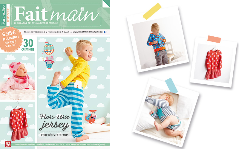 Nouveau hors-série : coudre le jersey pour bébés et enfants