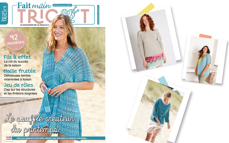 Nouvelle parution Fait Main Tricot Printemps : l'éveil de la nature…